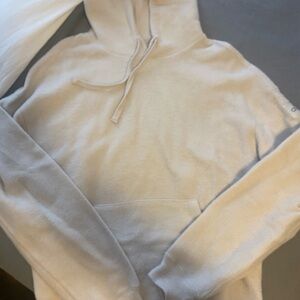 Alo bone color unisex small hoodie